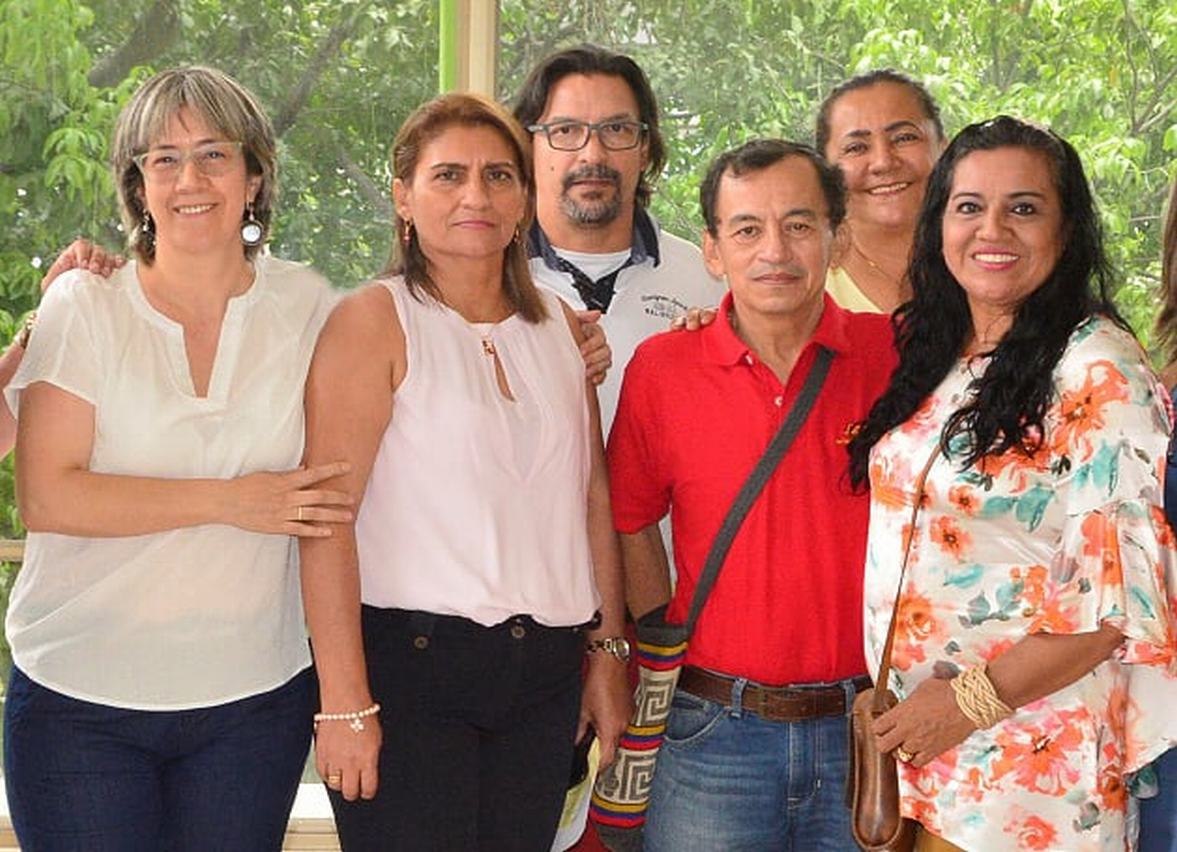 Martha Roció Alfonso, Ana Patricia Polanía, Over Dorado Cardona, Iván Díaz Valencia, Luz Dary Torres Peña y Marta Rocío Alfonso candidata, única representante del decreto 1278.